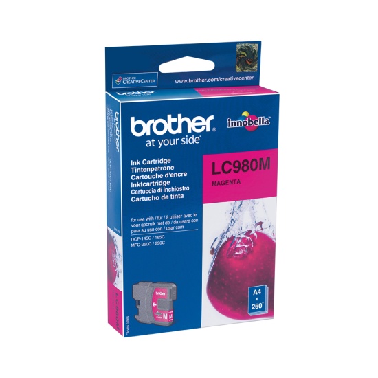Brother LC-980M ink cartridge 1 pc(s) Original Magenta Image