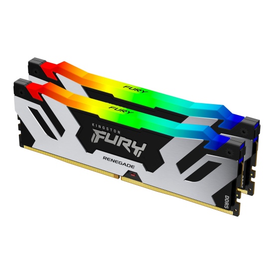 Kingston Technology FURY 96GB 6400MT/s DDR5 CL32 DIMM (Kit of 2) Renegade RGB XMP Image
