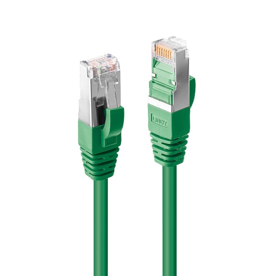 Lindy 45956 networking cable Green 10 m Cat6 S/FTP (S-STP) Image