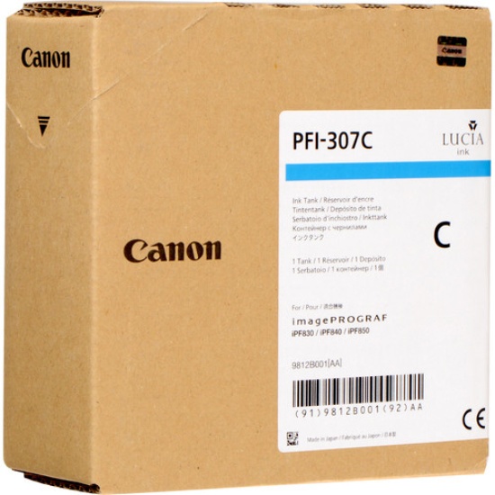 Canon PFI-307C ink cartridge Original Cyan Image