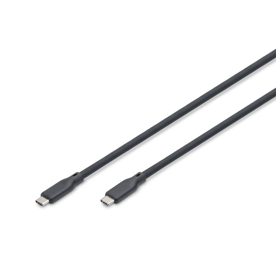 Digitus USB silicone cable, USB 40Gbps, 0.5m, black Image