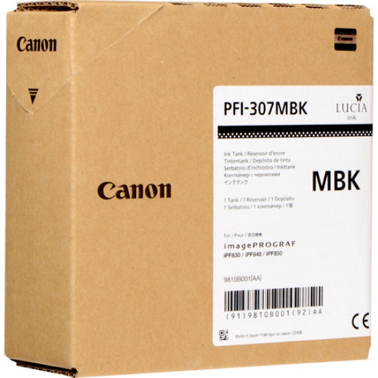Canon PFI-307MBK ink cartridge Original Black Image