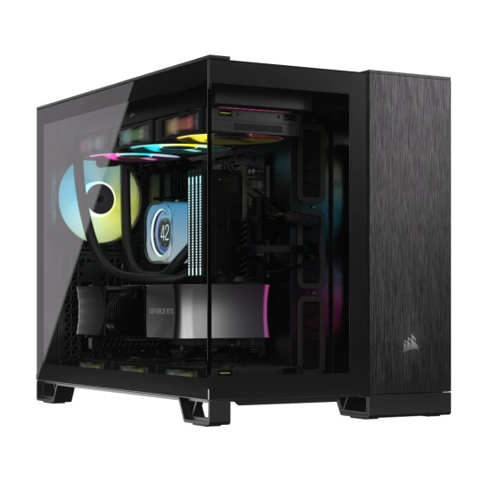 Corsair CC-9011287-WW computer case Midi Tower Aluminium, Black Image