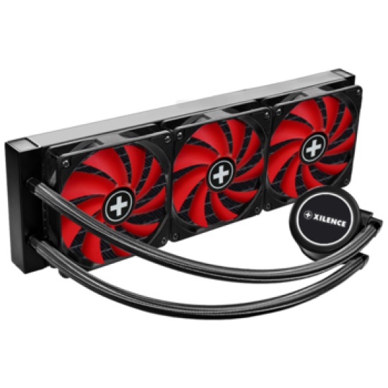 Xilence Performance A+ XC978 computer cooling system Processor All-in-one liquid cooler 12 cm Black, Red 1 pc(s) Image