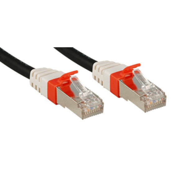 Lindy Cat.6 (A) SSTP / S/FTP PIMF Premium 0.3m networking cable Black Image