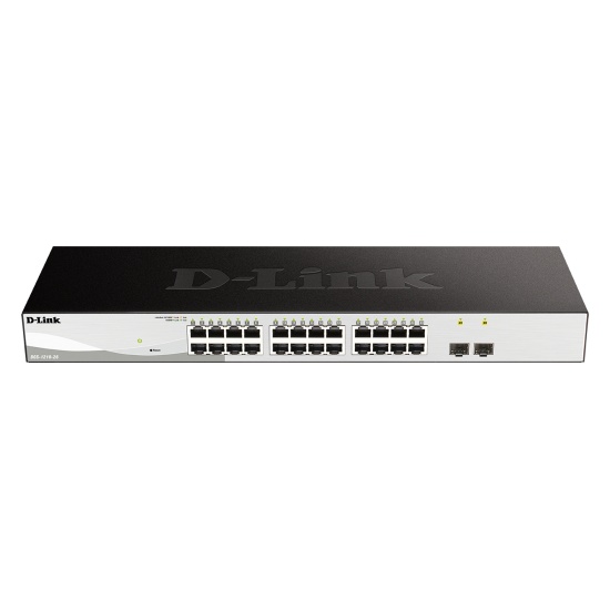 D-Link DGS-1210-26 network switch Managed L2 Gigabit Ethernet (10/100/1000) 1U Black, Grey Image D-Link DGS-1210-26 network switch Managed L2 Gigabit Ethernet (10/100/1000) 1U Black, Grey Image