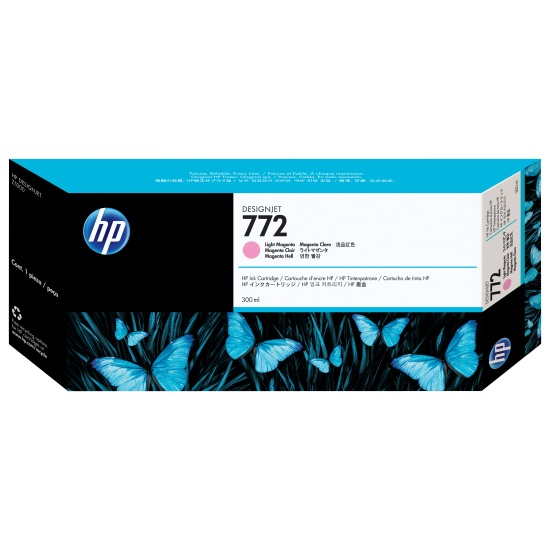HP 772 300-ml Light Magenta DesignJet Ink Cartridge Image HP 772 300-ml Light Magenta DesignJet Ink Cartridge Image