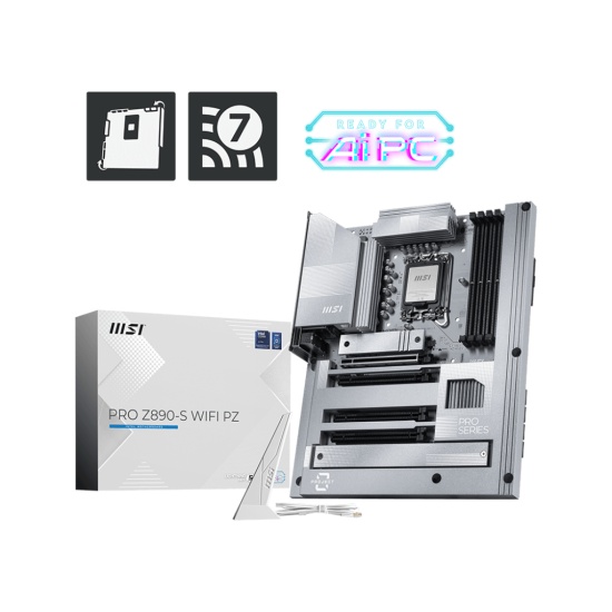 MSI PRO Z890-S WIFI PZ motherboard Intel Z890 LGA 1851 (Socket V1) ATX Image