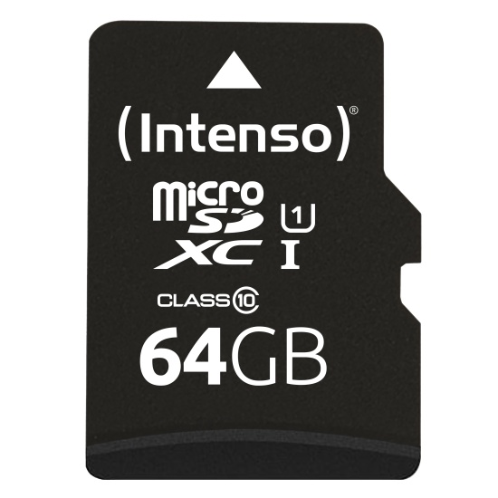 Intenso 3423490 memory card 64 GB MicroSDXC UHS-I Class 10 Image