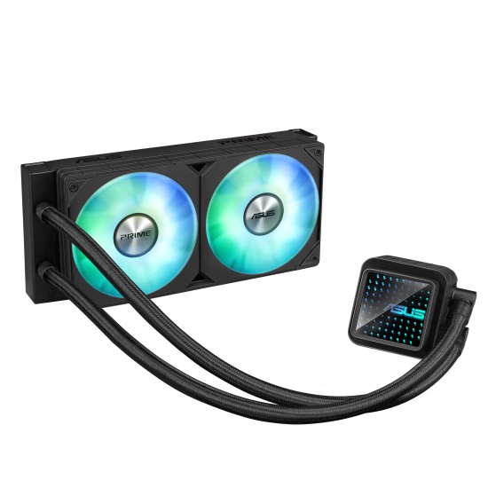 ASUS Prime LC 240 ARGB Computer case All-in-one liquid cooler 12 cm Black Image ASUS Prime LC 240 ARGB Computer case All-in-one liquid cooler 12 cm Black Image