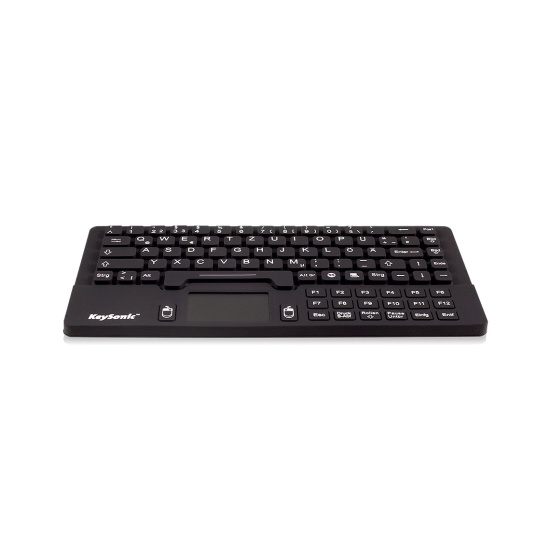 KeySonic KSK-5031IN keyboard USB QWERTZ German Black Image