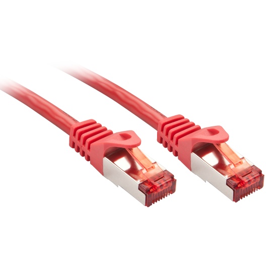 Lindy 47360 networking cable Red 0.3 m Cat6 S/FTP (S-STP) Image