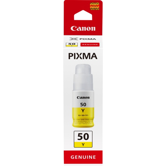Canon GI-50 Y, High Yield, Ink Bottle, Yellow Image