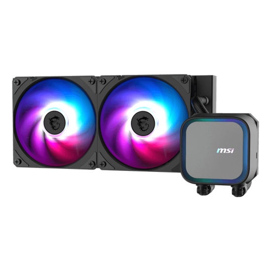 MSI MAG CORELIQUID A13 240 Motherboard, Processor All-in-one liquid cooler 12 cm Black 1 pc(s) Image