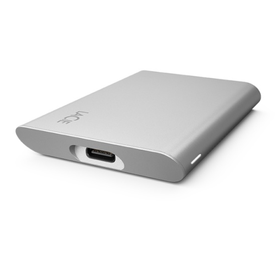LaCie STKS1000400 external solid state drive Thunderbolt technology 1 TB USB Type-C 3.2 Gen 2 (3.1 Gen 2) Silver Image