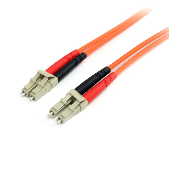 StarTech.com 2m Fiber Optic Cable - Multimode Duplex 62.5/125 LSZH Fiber Jumper Cord - LC/LC Image