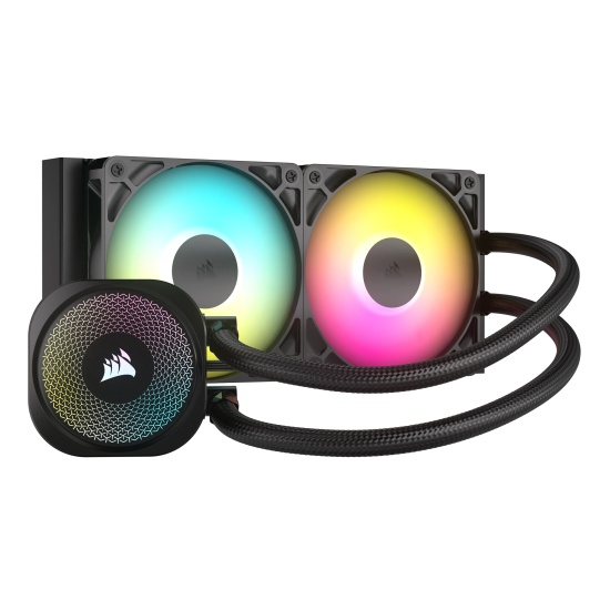 Corsair Nautilus 240 RS ARGB Liquid Processor All-in-one liquid cooler Black 1 pc(s) Image