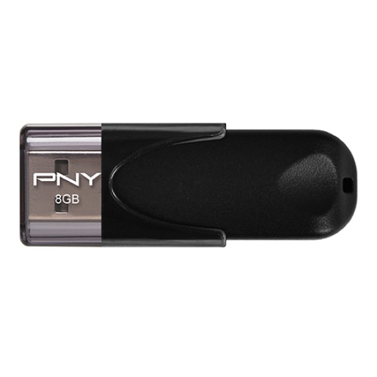 PNY Attaché 4 USB flash drive 8 GB USB Type-A 2.0 Black Image