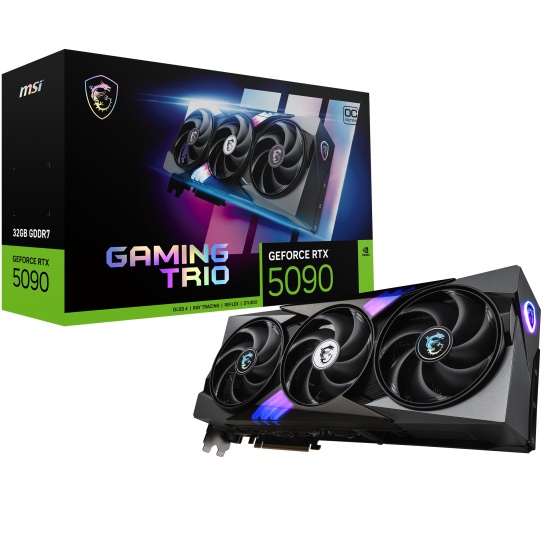 MSI GAMING GeForce RTX5090 TRIO OC 32GB NVIDIA GeForce RTX 5090 GDDR7 Image