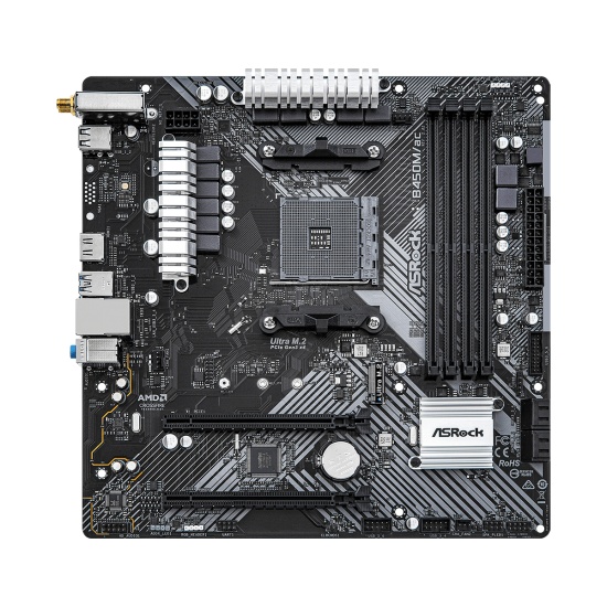 Asrock B450M/ac R2.0 AMD B450 Socket AM4 micro ATX Image