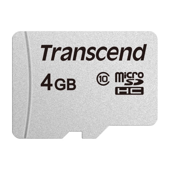 Transcend microSD Card SDHC 300S 4GB Image
