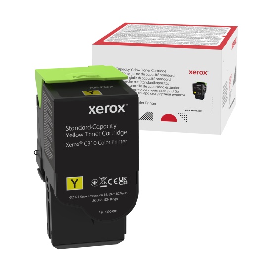Xerox Genuine ® C310 Color Printer​/​C315 Color Multifunction Printer Yellow Standard capacity Toner Cartridge (2000 Pages) - 006R04359 Image
