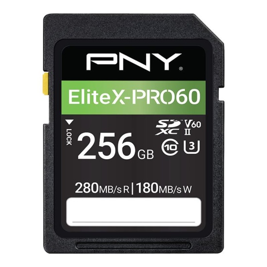 PNY EliteX-PRO60 256 GB SDXC UHS-II Class 10 Image