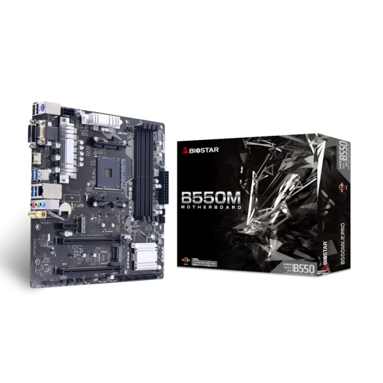 Biostar B550MX/E PRO motherboard AMD B550 Socket AM4 micro ATX Image