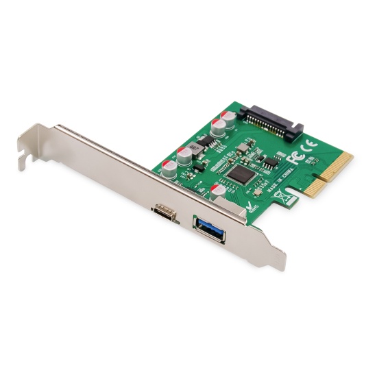 Digitus PCIe card, USB Type-C™ + USB-A Image