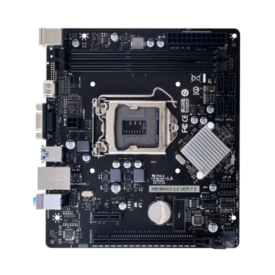 Biostar H81MHV3 3.0 H81 Intel® H81 LGA 1150 (Socket H3) micro ATX Image