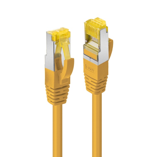 Lindy 47660 networking cable Yellow 0.3 m Cat6a S/FTP (S-STP) Image