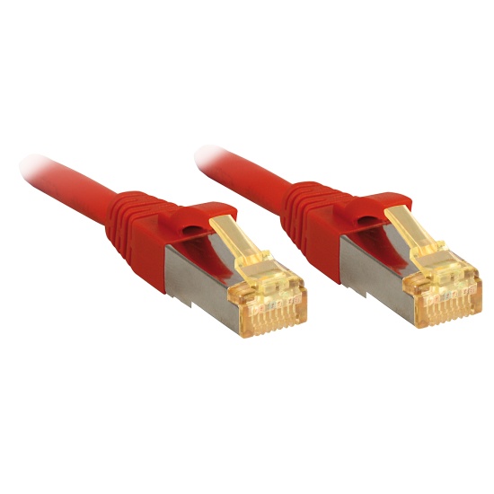Lindy 47299 networking cable Red 15 m Cat7 S/FTP (S-STP) Image