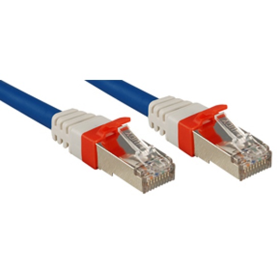 Lindy Cat.6 (A) SSTP / S/FTP PIMF Premium 15.0m networking cable Blue 15 m Image