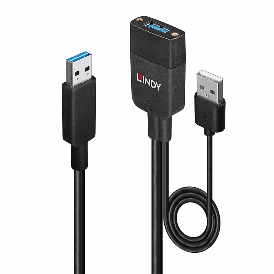Lindy 35m Hybrid USB 3.2 Gen 2 Type A Cable Image