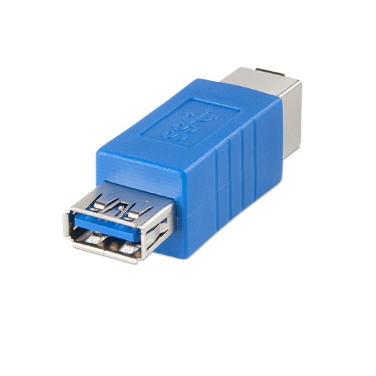 Lindy USB 3.2 Adapter, USB A Female to B Female Image