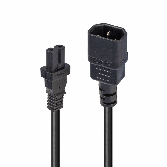 Lindy 1m IEC C14 to IEC C7 (Figure 8) Power Cable Image