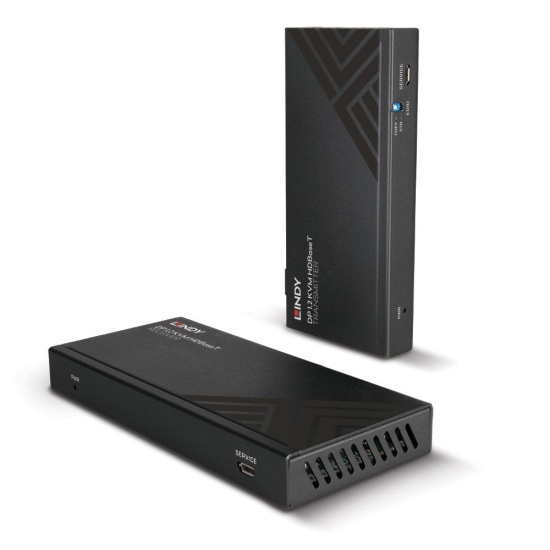 Lindy 150m Cat.6 DisplayPort 1.2, USB, IR and RS-232 HDBaseT KVM Extender Image