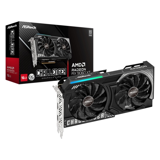 Asrock AMD Radeon RX 9060 XT Challenger 16GB OC GDDR6 Image