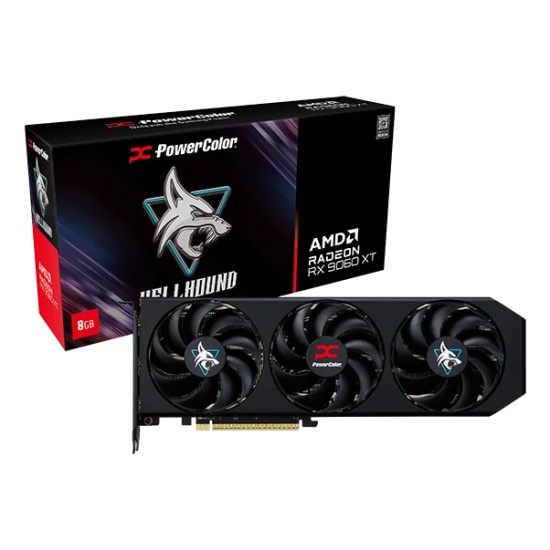 PowerColor Hellhound AMD Radeon RX 9060 XT 8GB GDDR6 Image