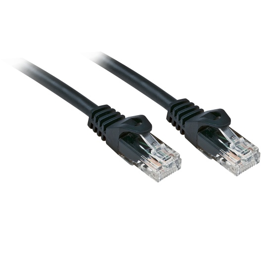 Lindy Rj45/Rj45 Cat6 3m networking cable Black U/UTP (UTP) Image