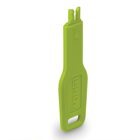 Lindy RJ45 Port Blocker key, Green Image