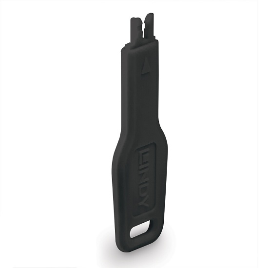 Lindy RJ-45 Port Blocker key, Black Image