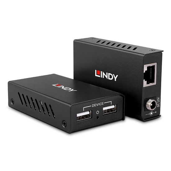 Lindy 100m 2 Port USB 2.0 Cat. 6 Extender Image