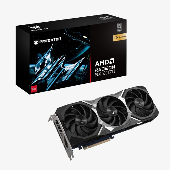 Acer Predator BiFrost Radeon RX 9070 OC 16GB AMD GDDR6 Image