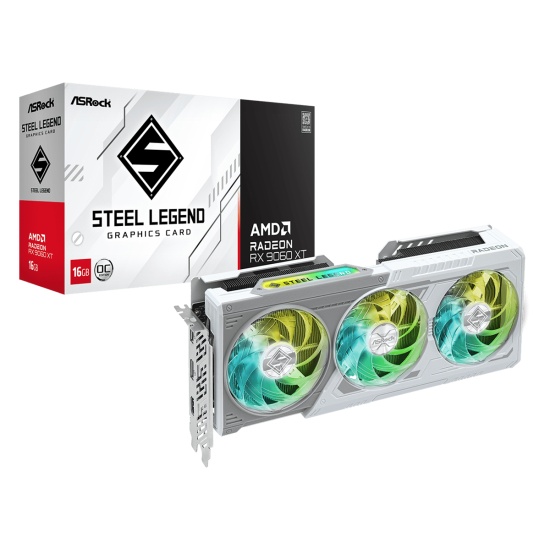 Asrock AMD Radeon RX 9060 XT Steel Legend 16GB OC GDDR6 Image