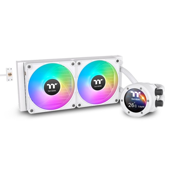 Thermaltake TH280 V2 Ultra EX ARGB Processor All-in-one liquid cooler 14 cm White 1 pc(s) Image