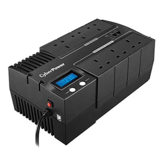 CyberPower BRICs LCD uninterruptible power supply (UPS) 1 kVA 600 W 6 AC outlet(s) Image