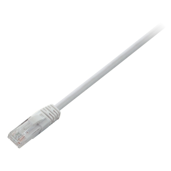 V7 White Cat6 Unshielded (UTP) Cable RJ45 Male to RJ45 Male 1m 3.3ft Image