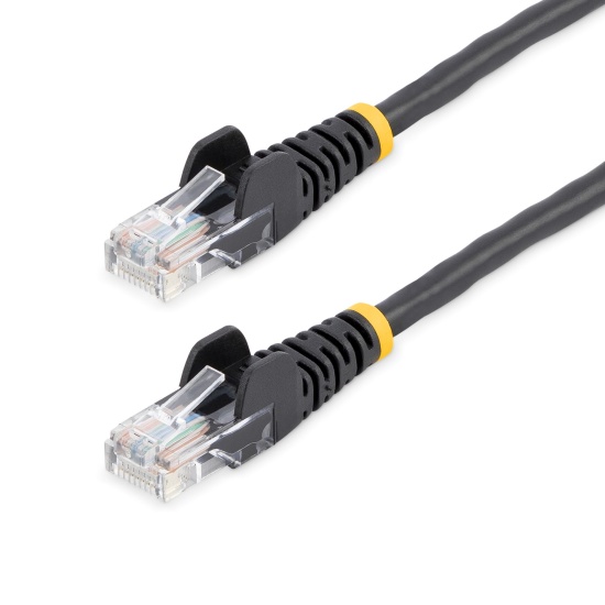 StarTech.com Cat5e Ethernet Patch Cable with Snagless RJ45 Connectors - 7 m, Black Image