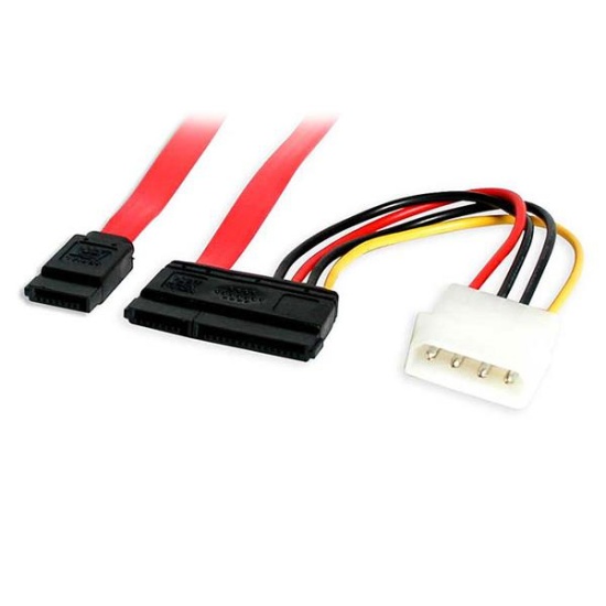 StarTech.com 18in SATA Serial ATA Data and Power Combo Cable Image